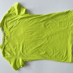 Nike Neon Yellow 100% Cotton Large Tee